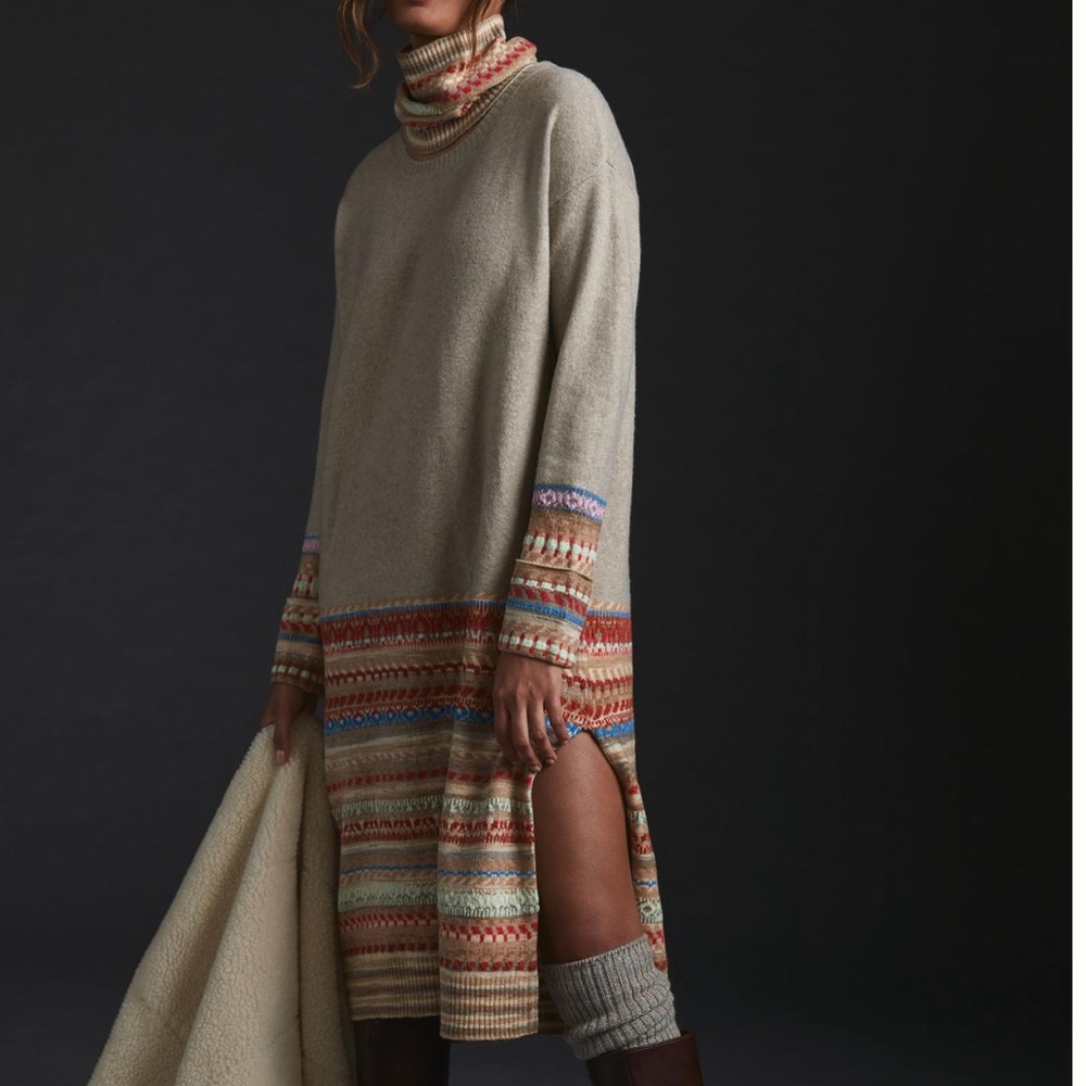 NWT Daily Practice by Anthropologie Turtleneck Sweater Dress XXS